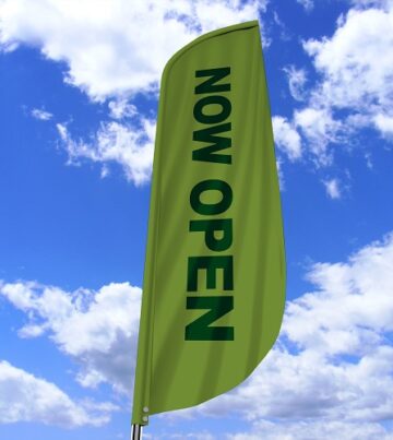 Blank white convex feather flag outdoor advertising shield flag banner or vertical wind banner mock up template
