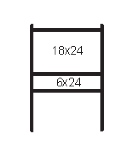 media nation outdoor metal frame lawn signs
